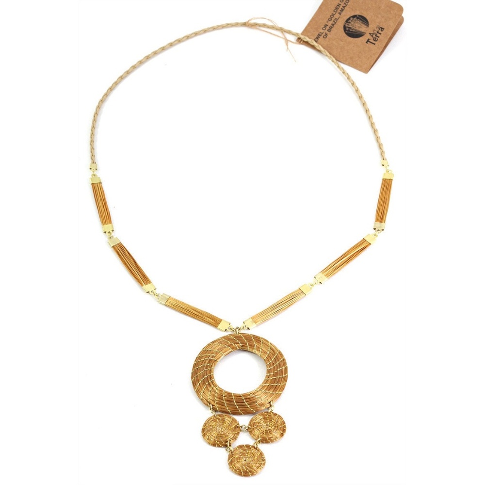 😀 3 for $20 NEW Hand-Crafted Circle Necklace